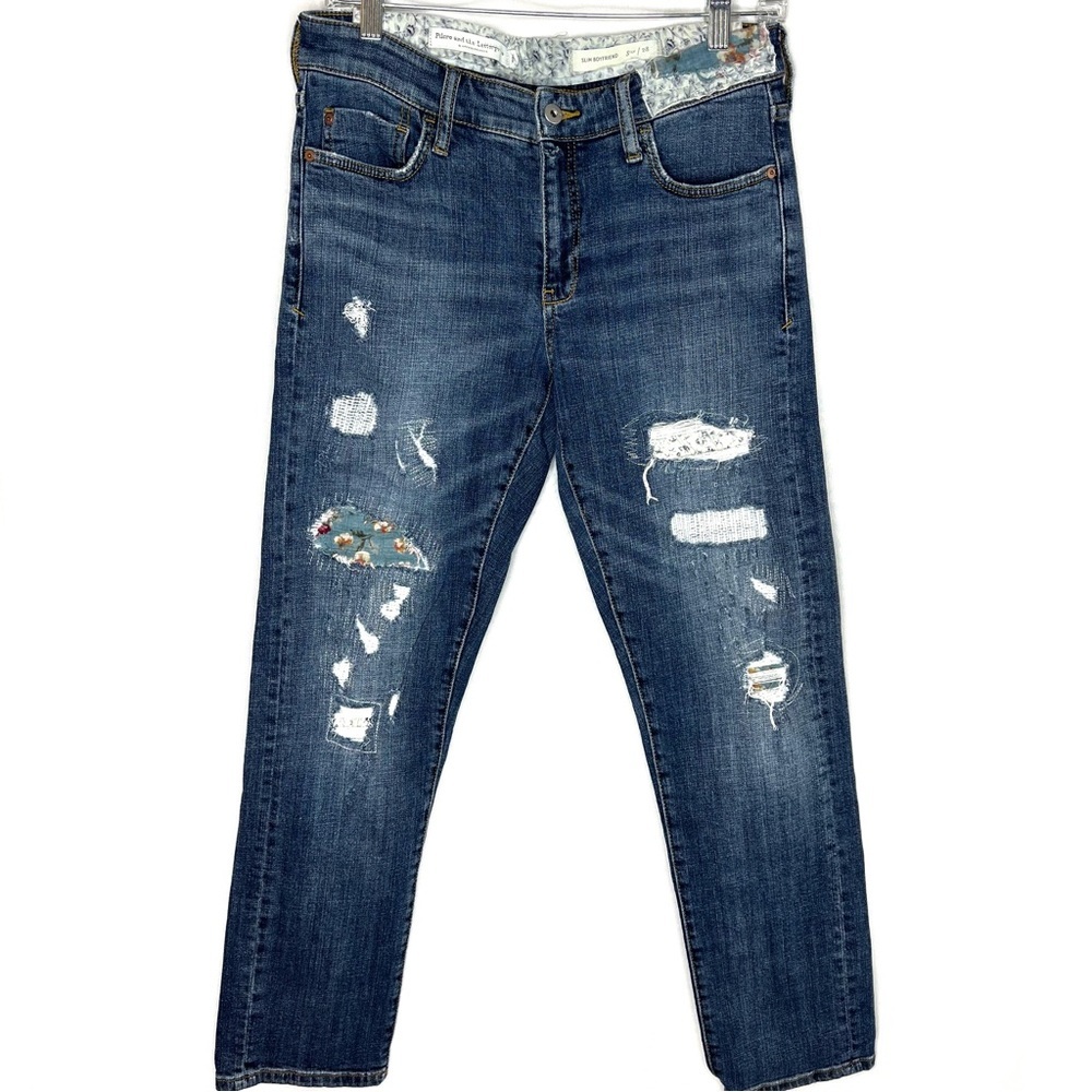 Anthropologie Pilcro Letterpress Slim Boyfriend Jeans